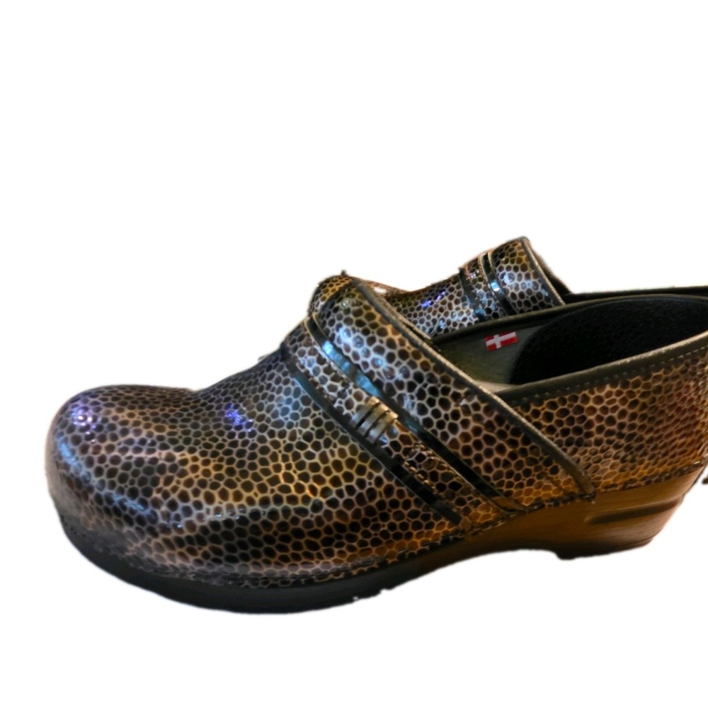 Sanita Professional Clogs Black Brown Women's 41 Nursing Shoes Comfort
